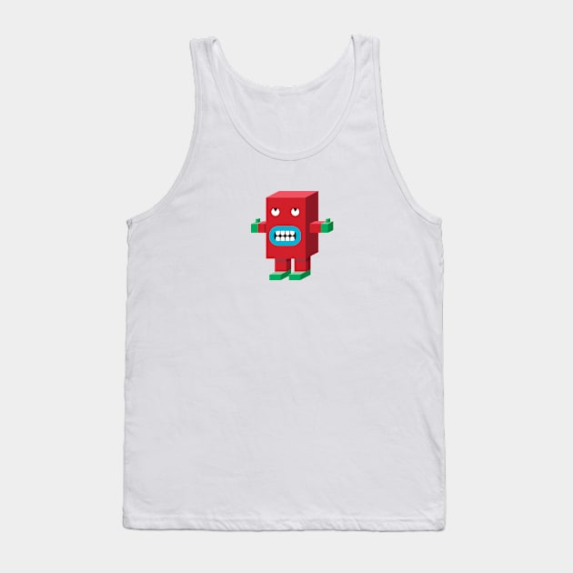 Red Box Tank Top by now83